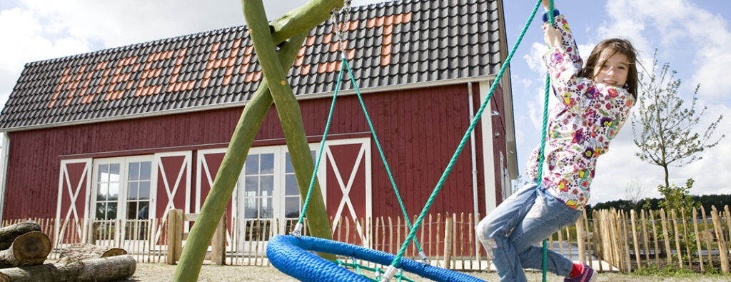 Kinderen hebben veel ruimte om te spelen in Almere Hout